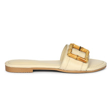 Load image into Gallery viewer, Amsterdam  Ivory Sandals - Jelavu.com