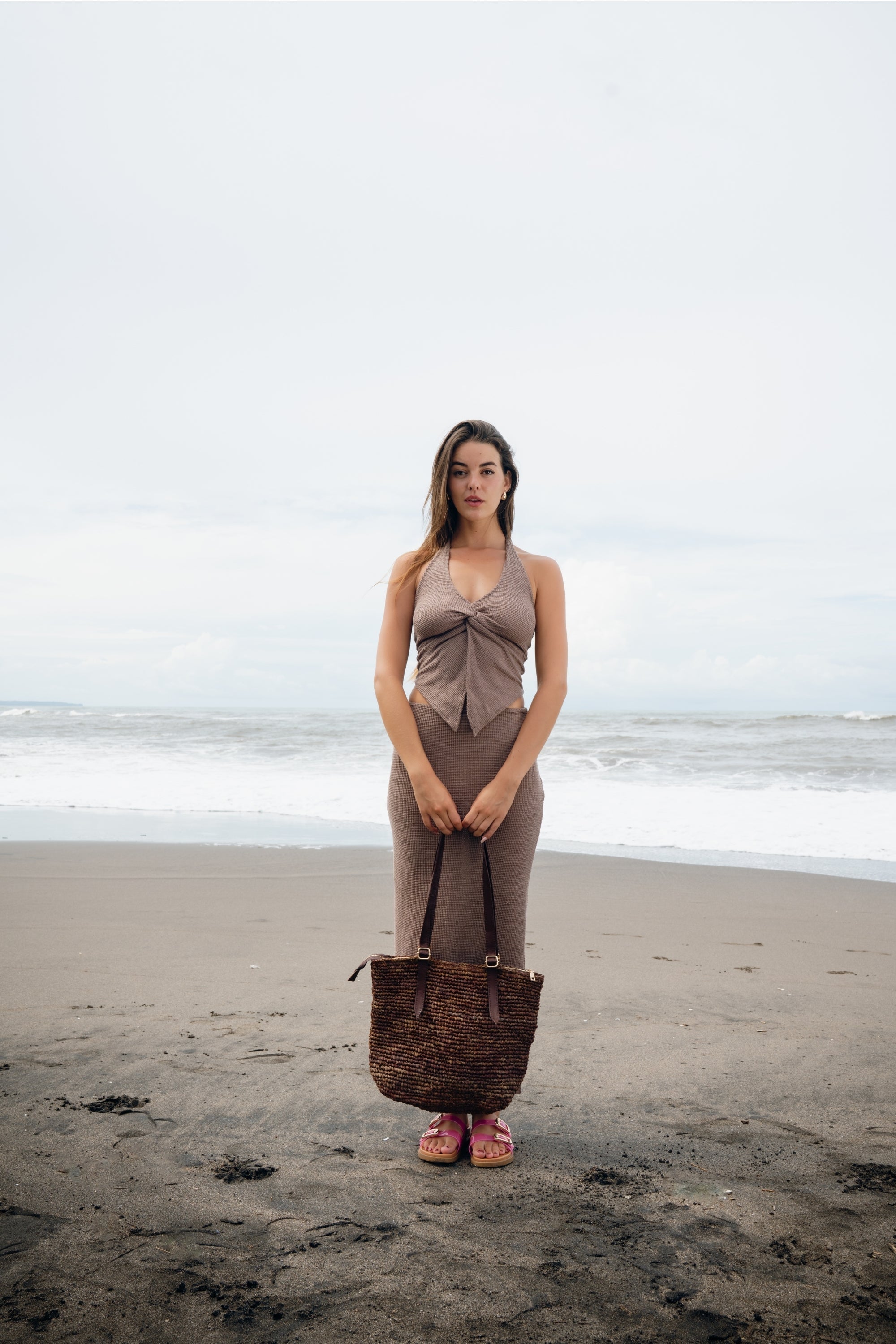 Jelavu - Carmela Chocolate Tote Bag - Jelavu.com