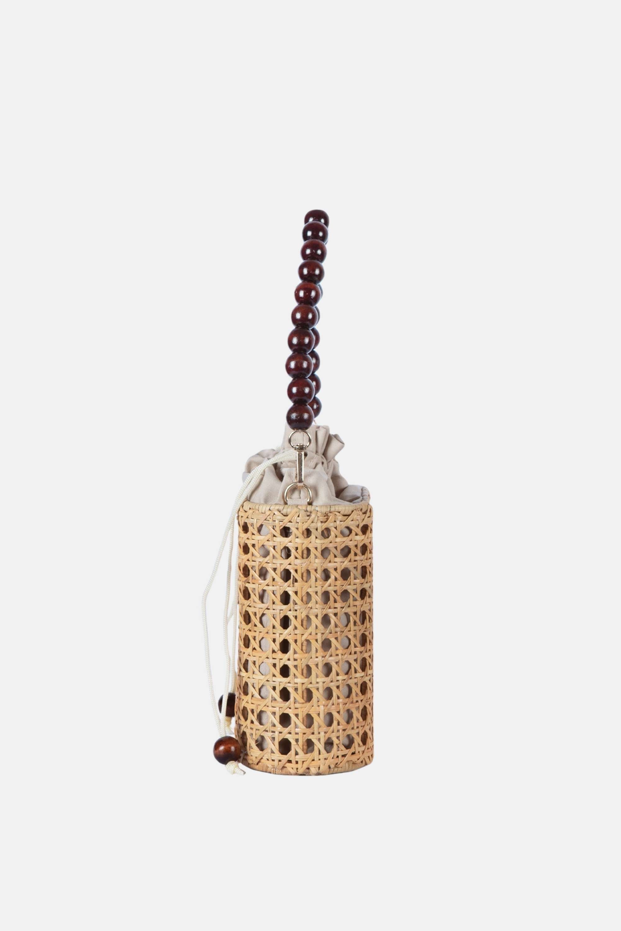 Jelavu - Amalfee Wood Bead Satchel Bag - Jelavu.com