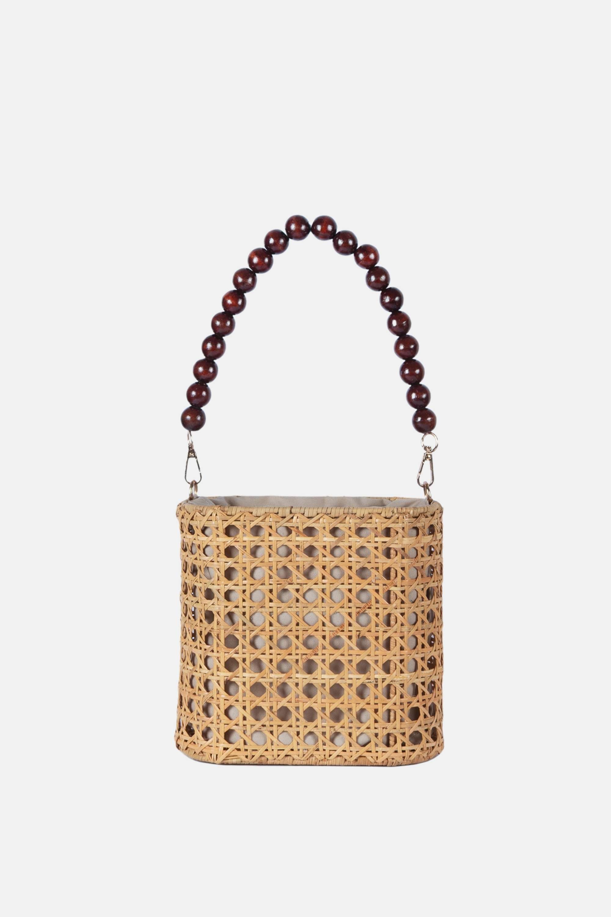 Jelavu - Amalfee Wood Bead Satchel Bag