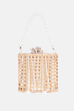Load image into Gallery viewer, Jelavu - Amalfi Small Cane Satchel - Natural / Pearl Top Handle - Jelavu.com