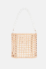 Load image into Gallery viewer, Jelavu - Amalfi Small Cane Satchel - Natural / Pearl Top Handle - Jelavu.com