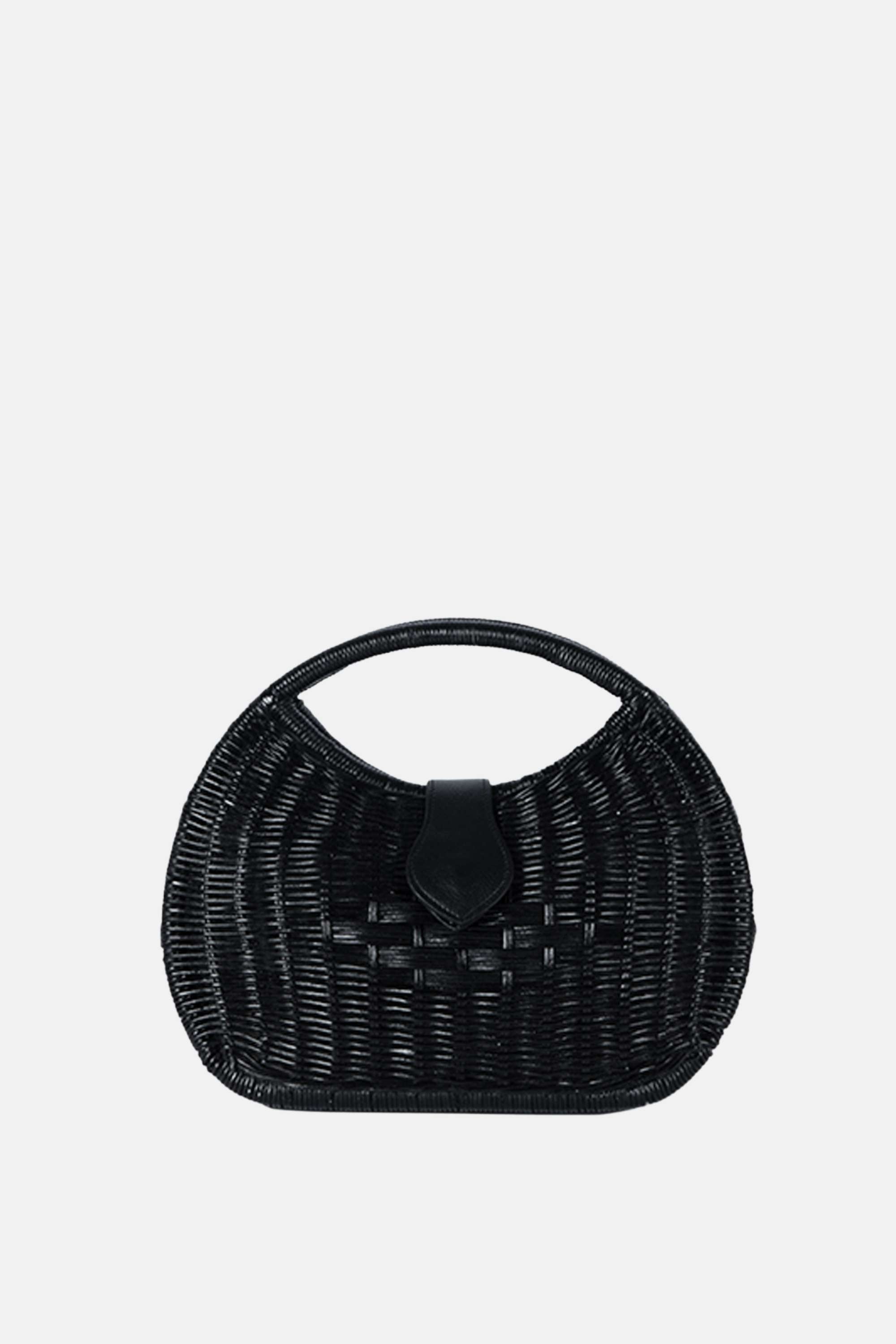 Jelavu - Artemiss Black Half-Moon Bag - Jelavu.com