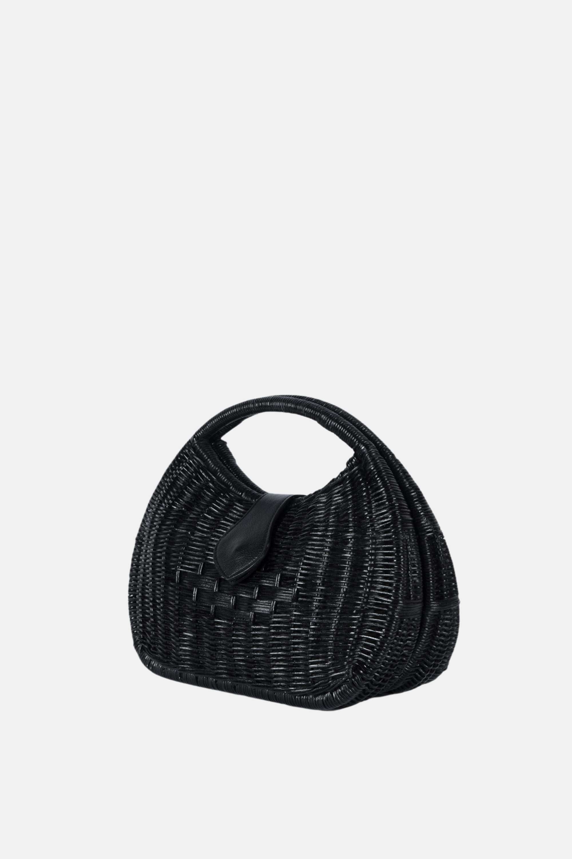 Jelavu - Artemiss Black Half-Moon Bag - Jelavu.com
