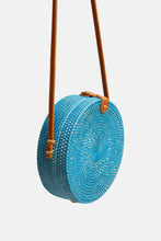 Load image into Gallery viewer, Jelavu - Ata Bali - Small Rattan Crossbody - Jeans - Jelavu.com