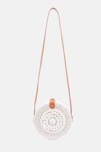 Load image into Gallery viewer, Jelavu - Ata Kauri Rattan Small Crossbody Natural Seashells - White - Jelavu.com