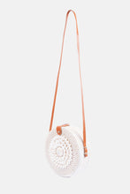 Load image into Gallery viewer, Jelavu - Ata Kauri Rattan Small Crossbody Natural Seashells - White - Jelavu.com