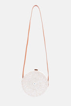 Load image into Gallery viewer, Jelavu - Ata Kauri Rattan Small Crossbody Natural Seashells - White - Jelavu.com