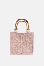 Load image into Gallery viewer, Jelavu - Blossom Crochet Crossbody Bag with Bamboo Handle - Beige / Daisy - Jelavu.com