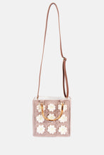 Load image into Gallery viewer, Jelavu - Blossom Crochet Crossbody Bag with Bamboo Handle - Beige / Daisy - Jelavu.com