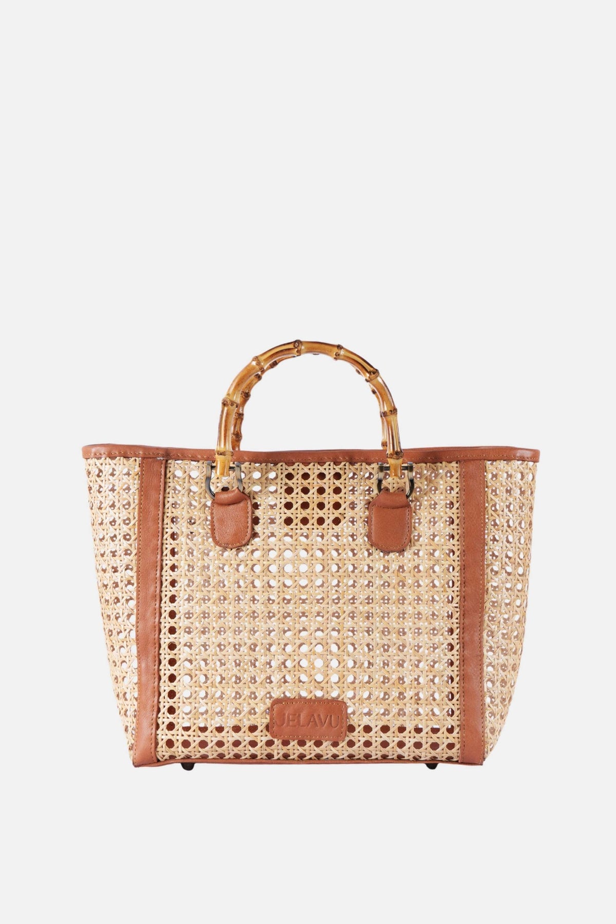 Jelavu - Bristoll Tan Medium Satchel Bag - Jelavu.com