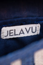 Load image into Gallery viewer, Jelavu - Brooke Small Striped Clutch - Cream / Blue - Jelavu.com