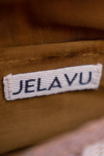 Load image into Gallery viewer, Jelavu - Brooke Small Striped Clutch - Cream / Brown - Jelavu.com