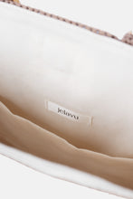 Load image into Gallery viewer, Jelavu - Calista Beige Chochet Bamboo Handle Crossbody with Fruit Charms