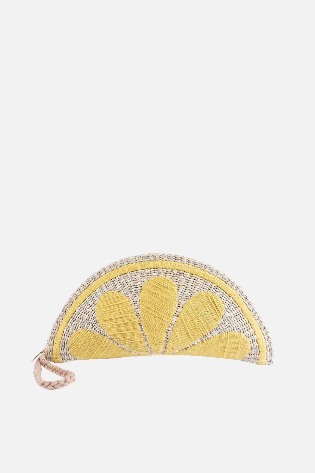 Jelavu - Capri Fruit Embroidery Clutch -  Lemon - Jelavu.com