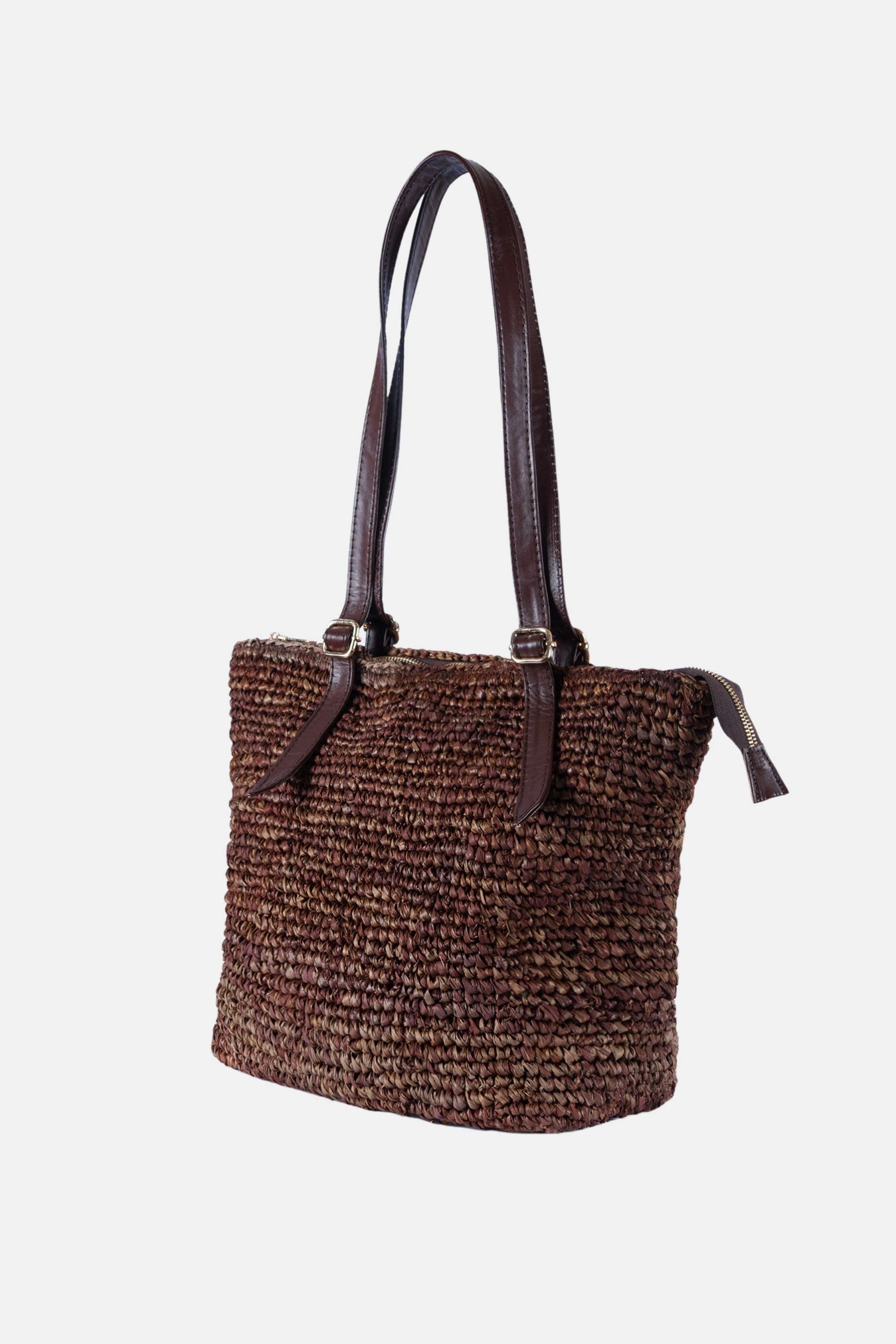 Jelavu - Carmela Chocolate Tote Bag - Jelavu.com