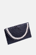 Load image into Gallery viewer, Jelavu - Coco Natural Shell Small Clutch - Black - Jelavu.com