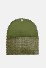 Load image into Gallery viewer, Jelavu - Coco Natural Shell Small Clutch - Moss Green - Jelavu.com