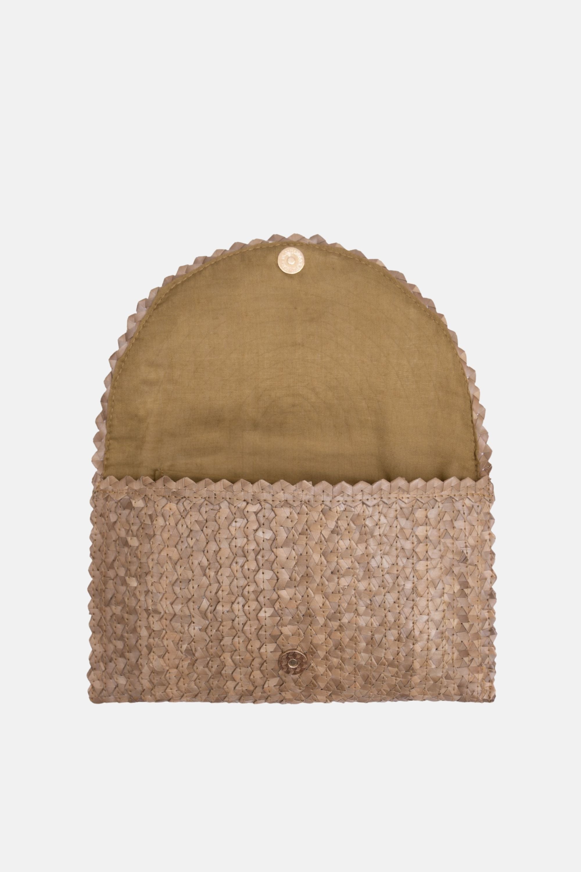 Coco Natural Shell Small Clutch - Beige - Jelavu.com