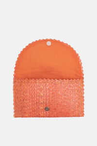 Jelavu - Coco Natural Shell Small Clutch - Orange - Jelavu.com