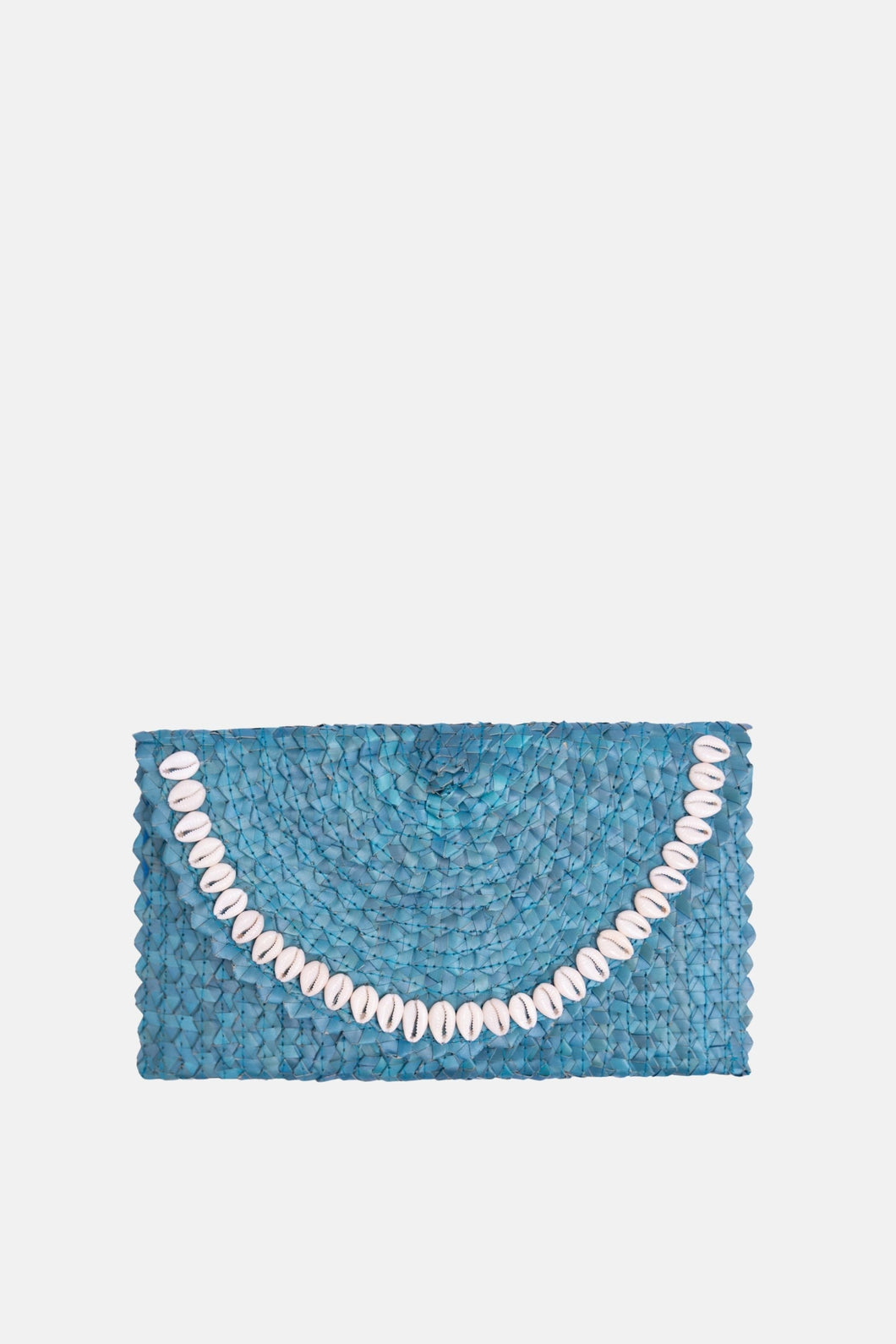 Jelavu - Coco Natural Shell Small Clutch - Turquoise