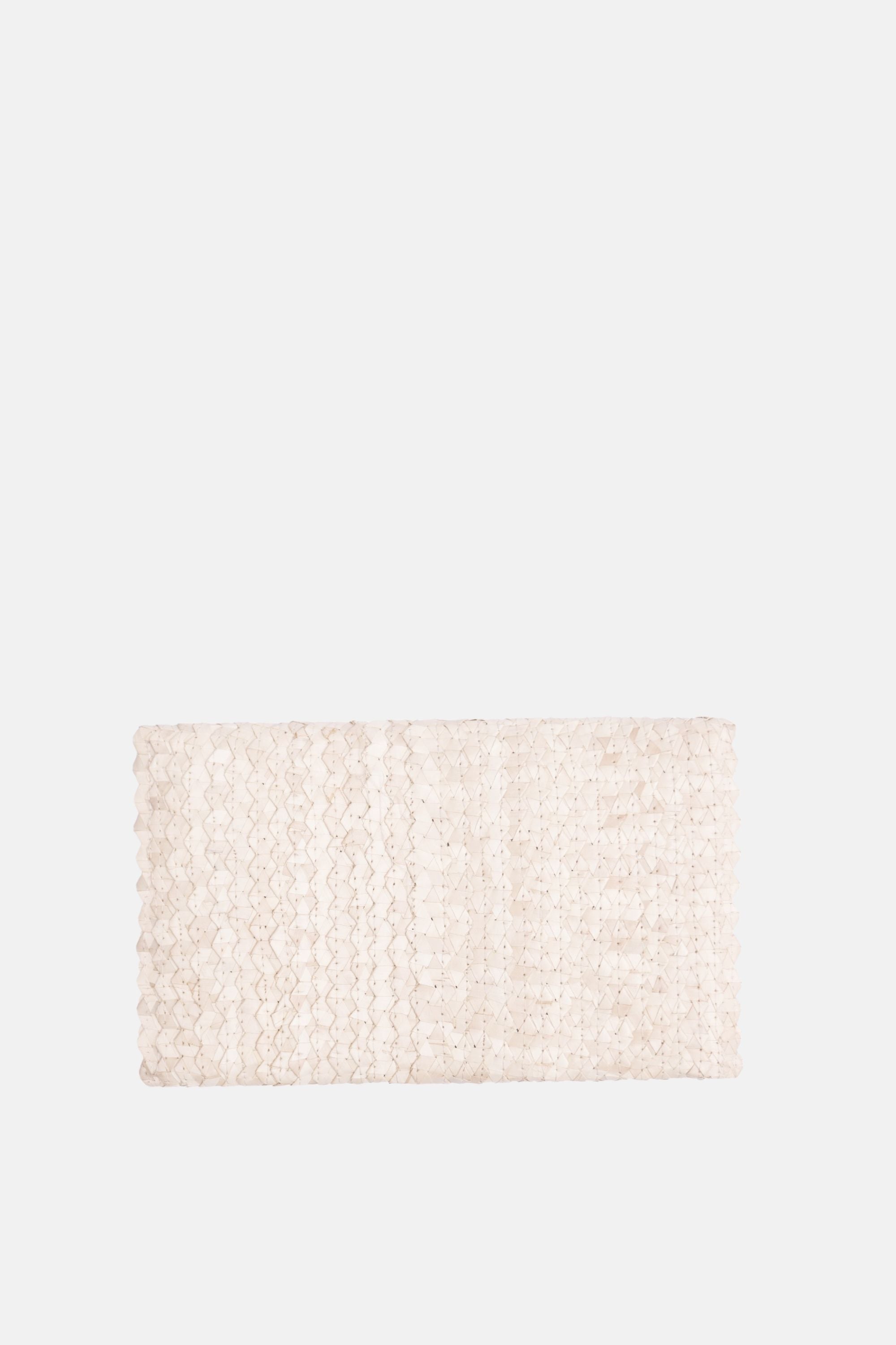Coco Natural Shell Small Clutch - White - Jelavu.com