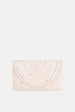 Coco Natural Shell Small Clutch - White