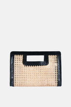 Load image into Gallery viewer, Jelavu - Delmar Cane Clutch - Black Leather - Jelavu.com