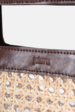 Load image into Gallery viewer, Jelavu - Delmar Cane Clutch - Chocolate Leather - Jelavu.com