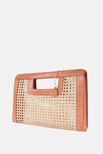 Load image into Gallery viewer, Jelavu - Delmar Cane Clutch - Tan Leather - Jelavu.com