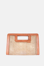 Load image into Gallery viewer, Jelavu - Delmar Cane Clutch - Tan Leather - Jelavu.com