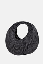 Load image into Gallery viewer, Jelavu - Felicity Rattan Medium Satchel - Black - Jelavu.com