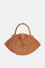 Load image into Gallery viewer, Jelavu - Iris Natural Top Handle Rattan Bag - Jelavu.com