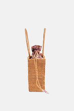 Load image into Gallery viewer, Jelavu - Jibei Small Rattan Round Top Handle Satchel - Natural - Jelavu.com