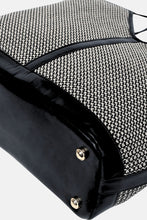 Load image into Gallery viewer, Jelavu - Lilliana Large Raffia Tote - Black Leather Trim - Jelavu.com