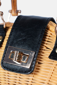 Jelavu Maree Bamboo Black Medium Crossbody - Jelavu.com