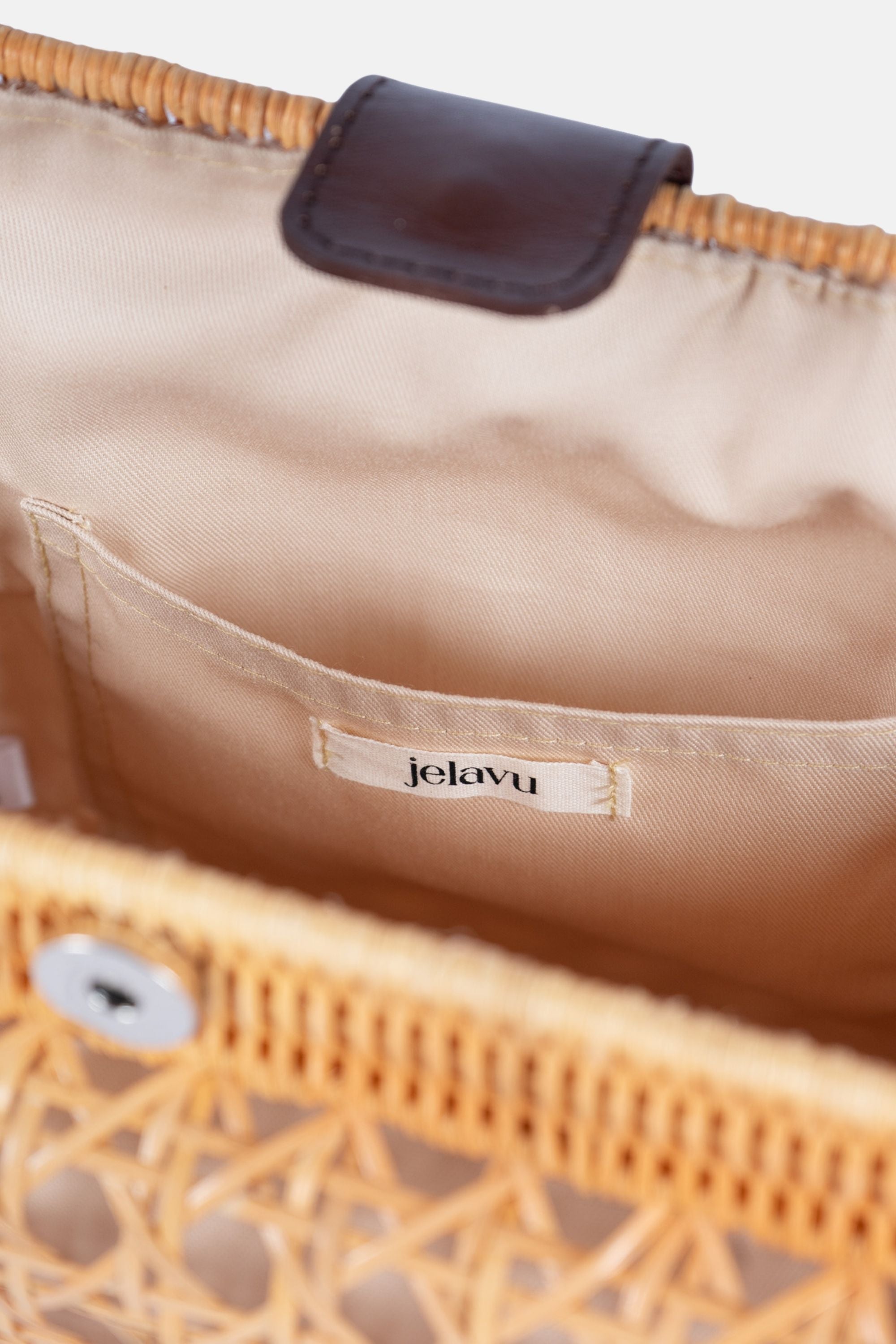 Jelavu - Mariella Natural Medium Cane Crossbody - Jelavu.com