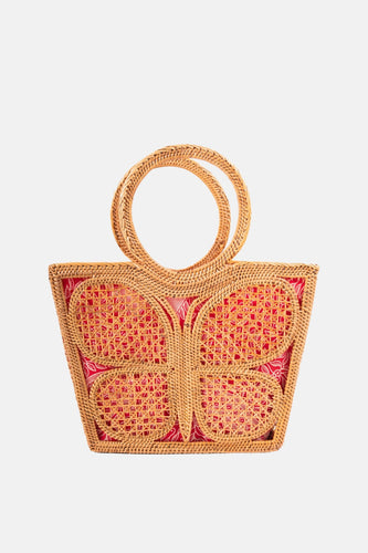 Jelavu Mariposa Natural Medium Satchel - Jelavu.com