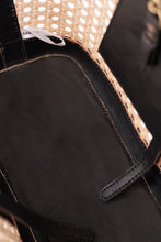 Load image into Gallery viewer, Jelavu - Ophelia Cane Large Tote Bag - Black Leather Trim - Jelavu.com