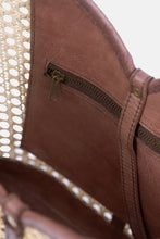 Load image into Gallery viewer, Jelavu - Ophelia Cane Large Tote Bag - Chocolate Leather Trim - Jelavu.com
