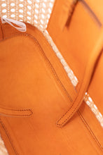 Load image into Gallery viewer, Jelavu - Ophelia Cane Large Tote Bag - Tan Leather Trim - Jelavu.com