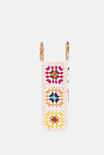 Load image into Gallery viewer, Jelavu - Rainbow Multi Crochet Crossbody With Bamboo Handle
