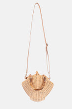 Load image into Gallery viewer, Jelavu - Shelly Bamboo Top Handle Satchel Rattan Crossbody Bag
