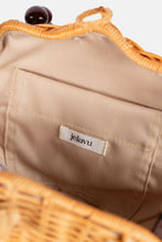 Load image into Gallery viewer, Jelavu - Shelly Woodbead Top Handle Satchel Rattan Crossbody Bag