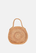 Load image into Gallery viewer, Jelavu – Sydney Rattan Top Handle Bag - Medium Satchel -  Natural