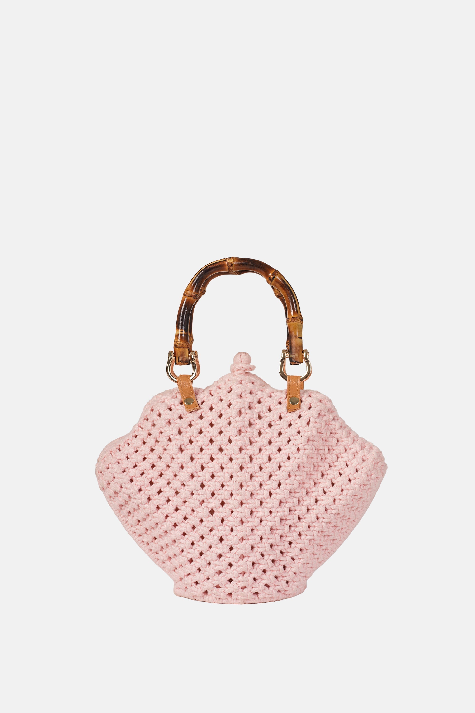 Jelavu - Venus Pink Crochette Shell Bag - Jelavu.com