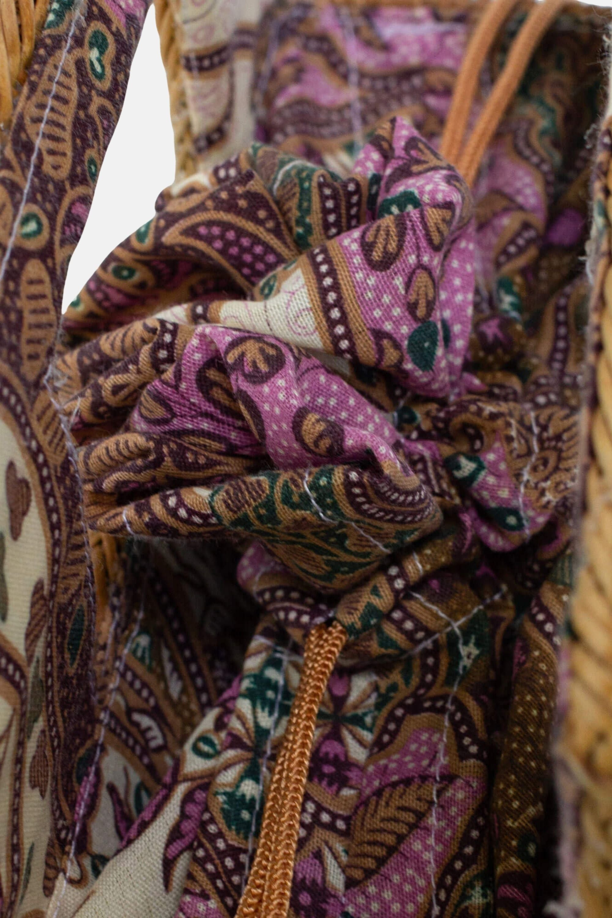 Jelavu - Vita - Rattan Medium Satchel - Tan