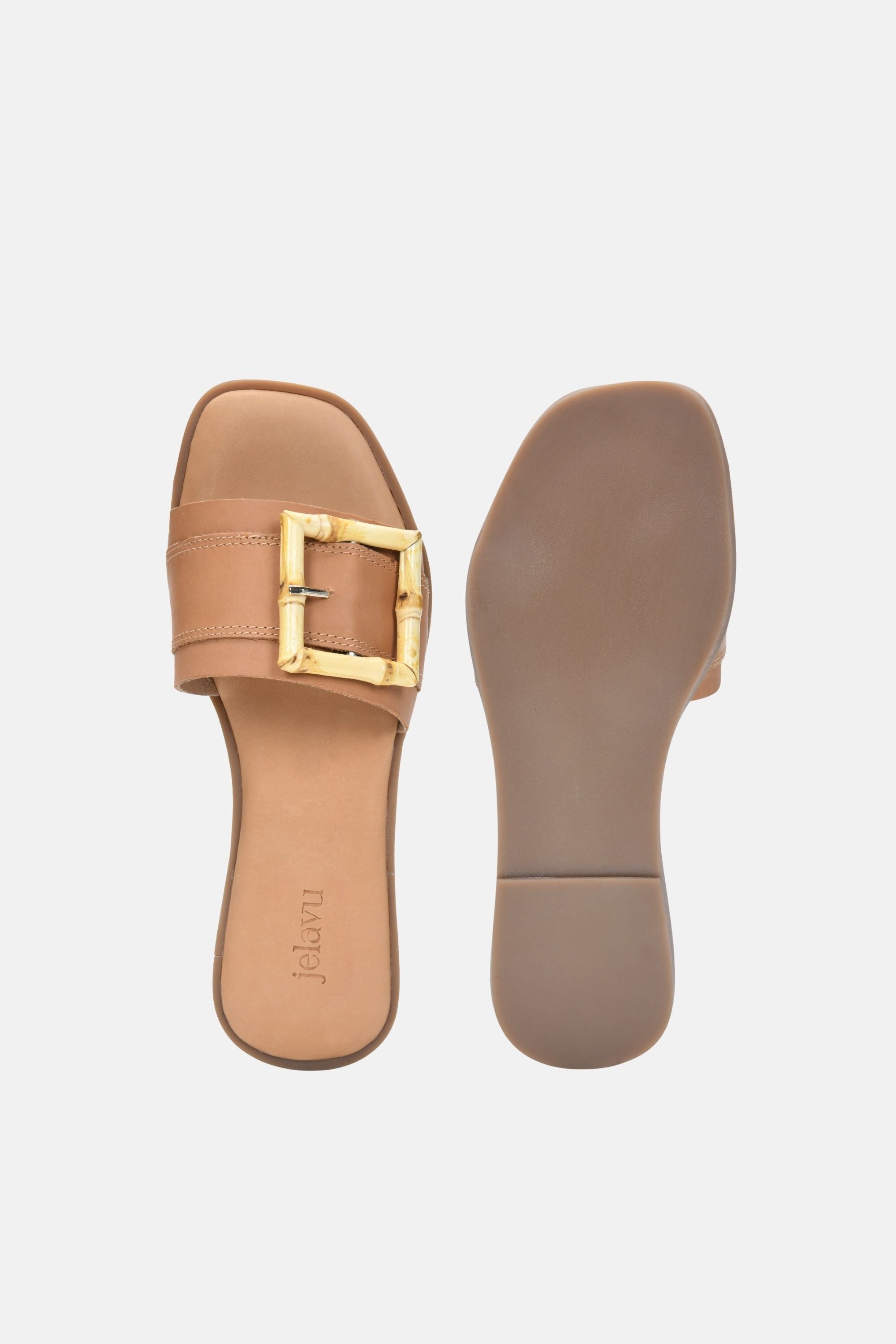 Jelavu - Amy - Cognac Sandals - Jelavu.com
