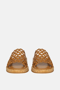 Jelavu Cloud Cognac Sandals - Jelavu.com