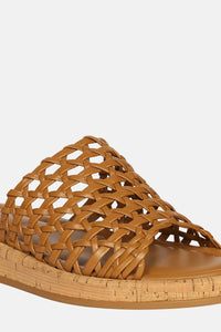 Jelavu Cloud Cognac Sandals - Jelavu.com